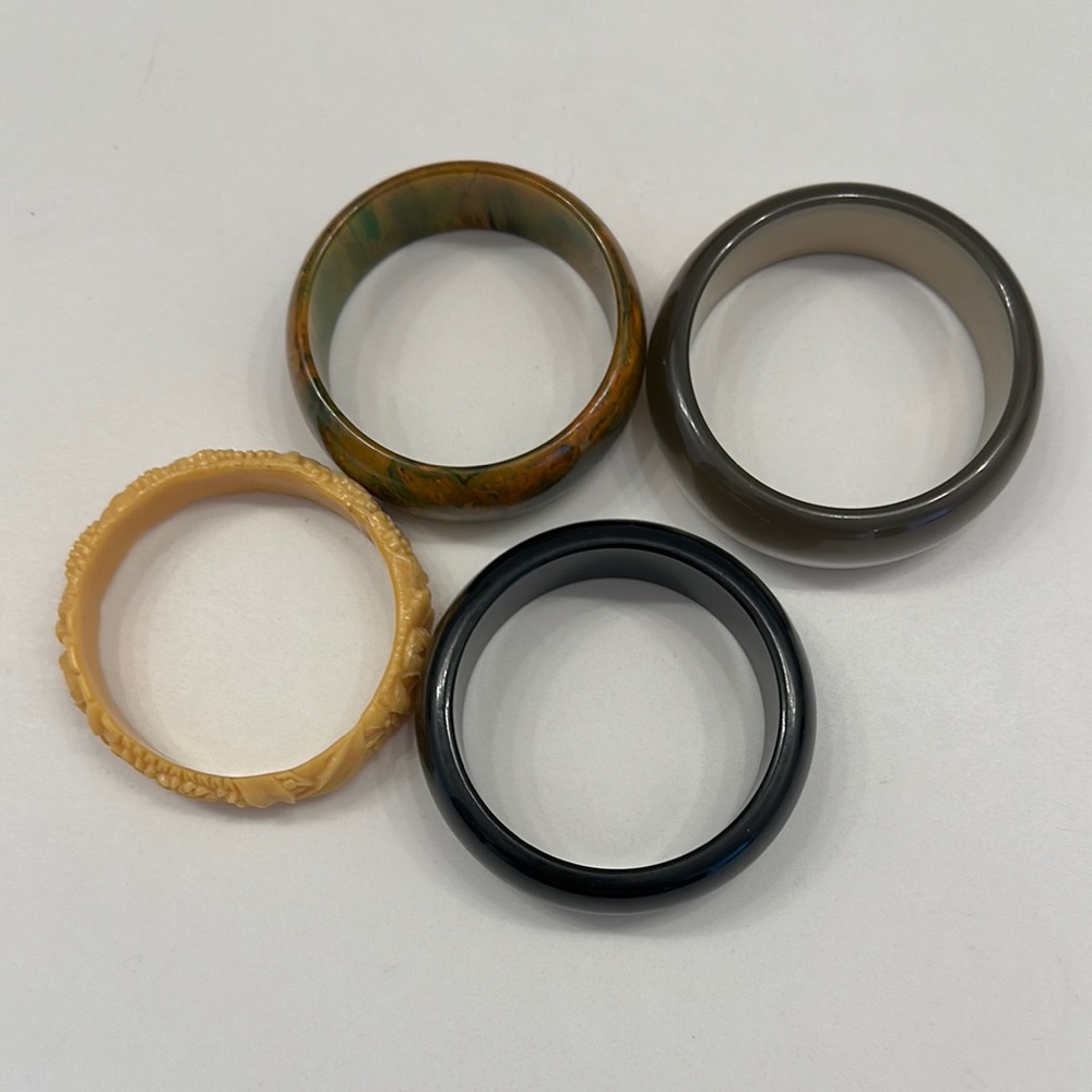 Set of Four Vintage Style Bangles